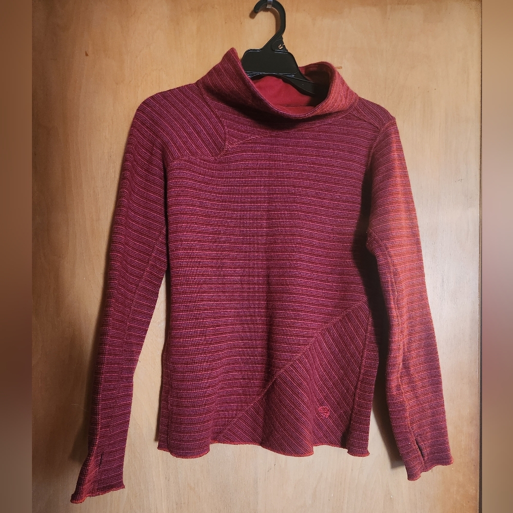 Mountain Hardwear Red Sweater Wool Blend Small